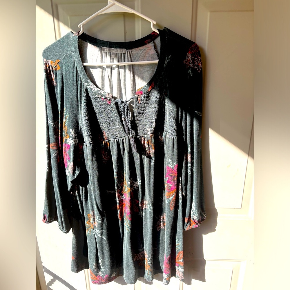 Boho style tunic in t-shirt like material